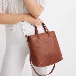 Madewell Zip-Top Transport Crossbody in English Saddle